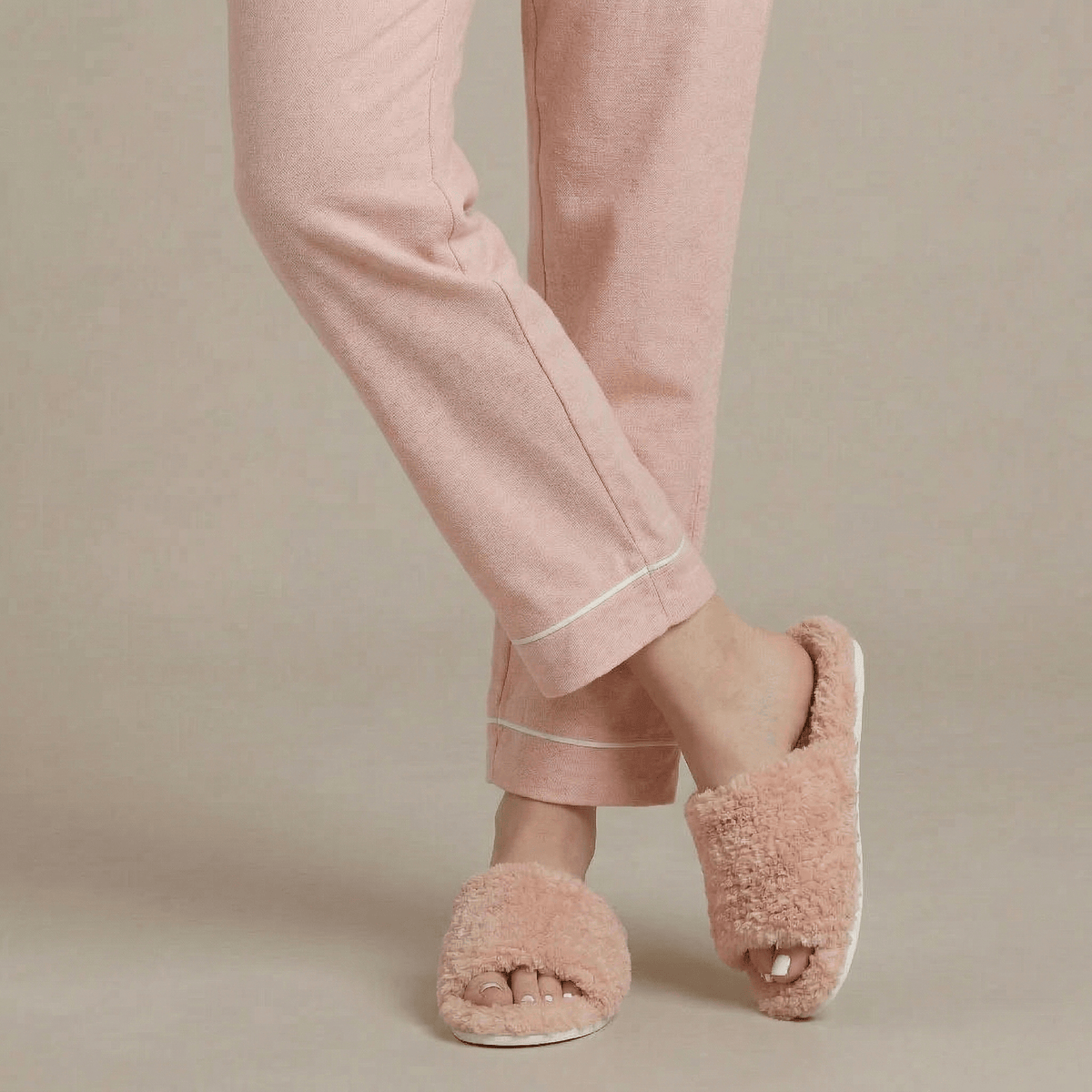 Claquette Fourrure Femme