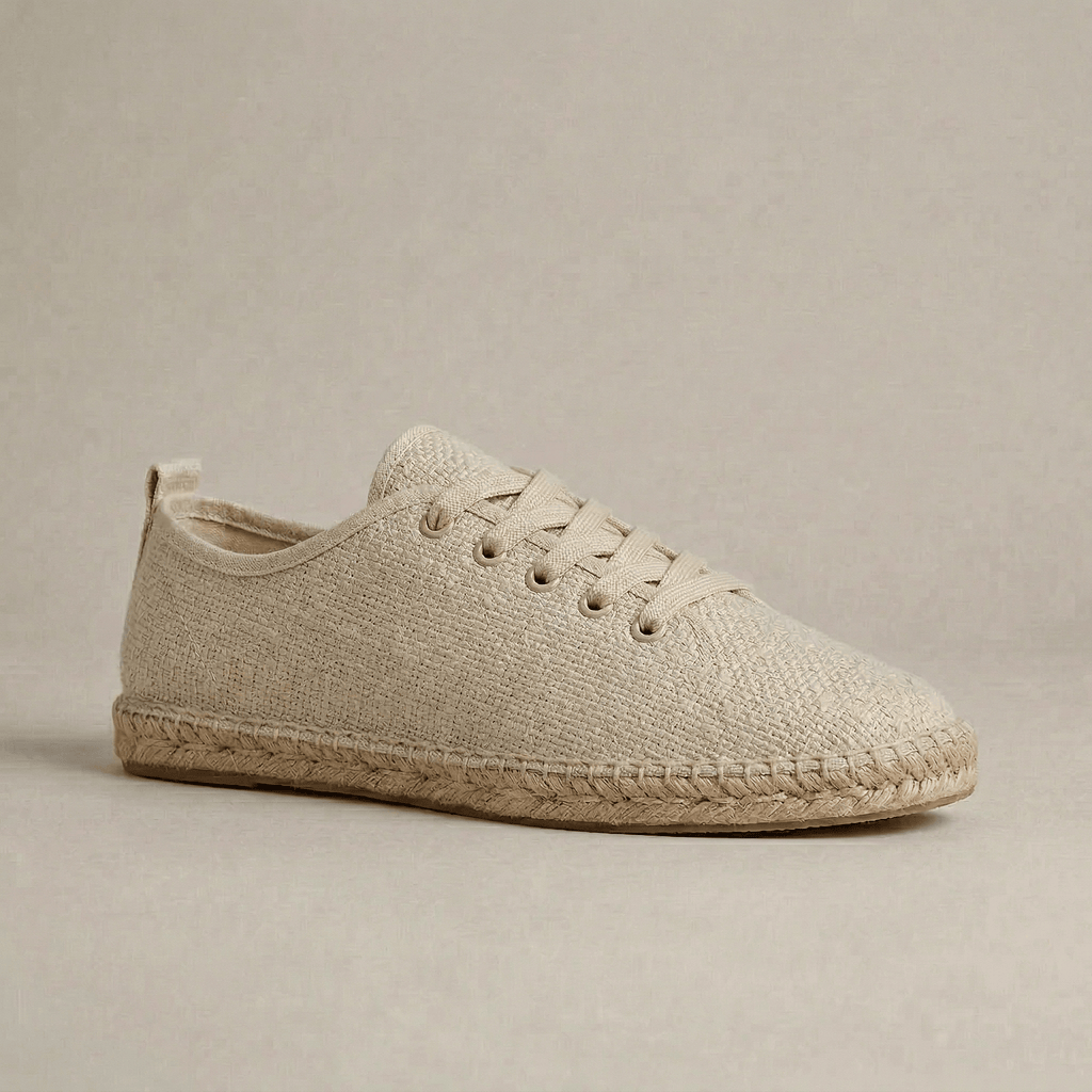 Espadrille à Lacets Plates