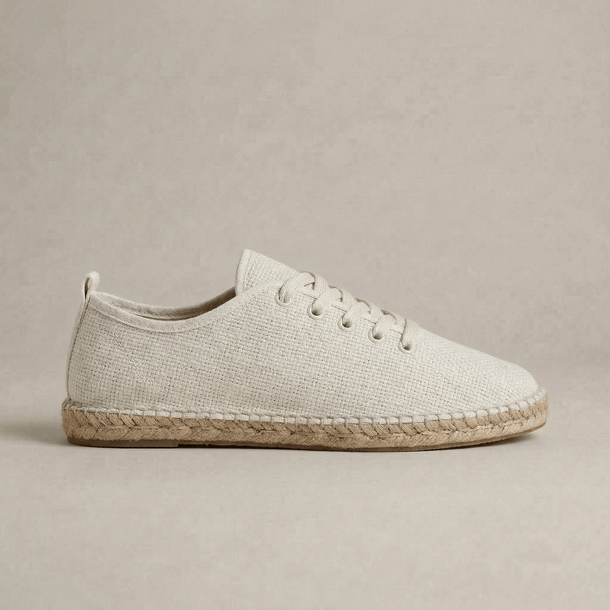 Espadrille à Lacets Plates