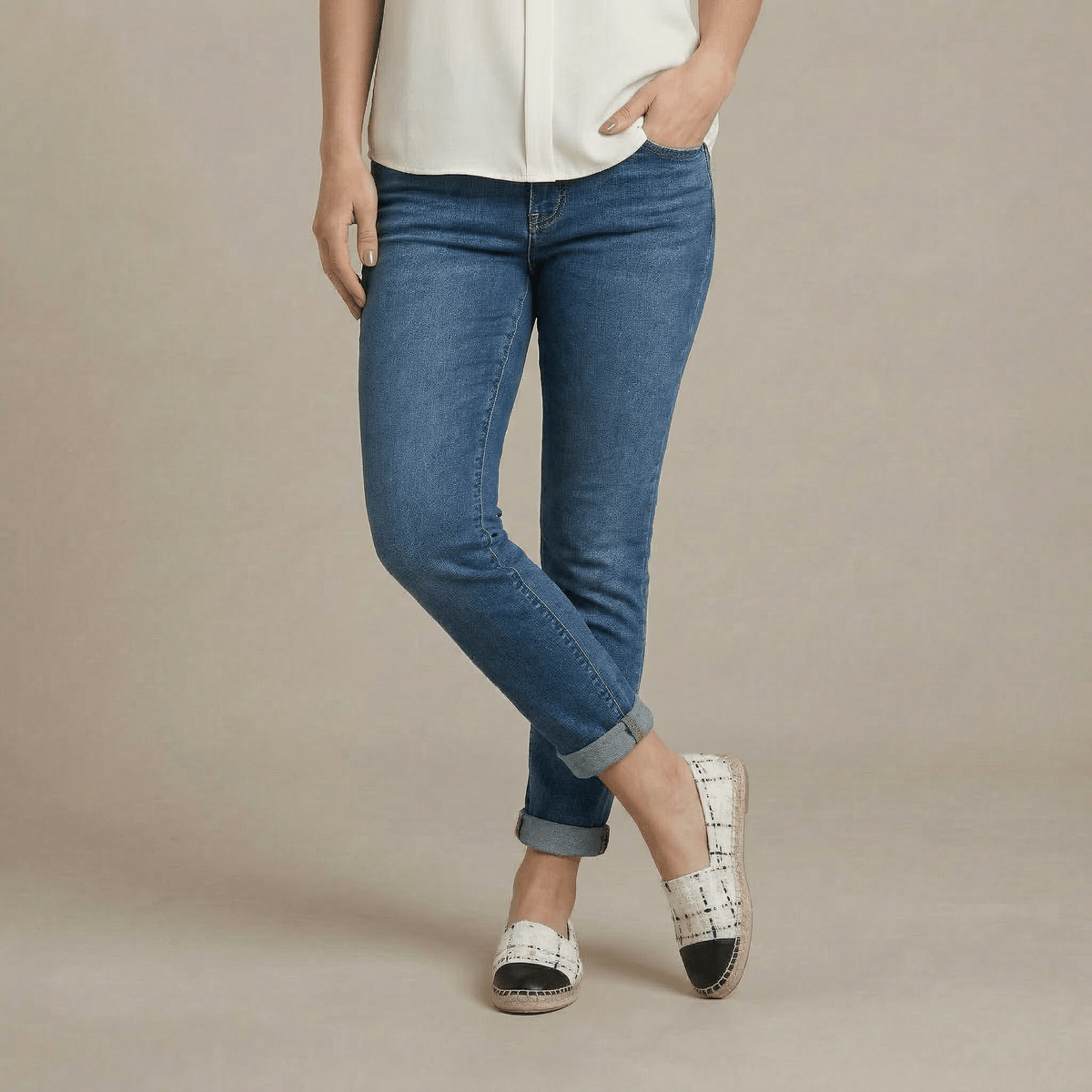 Espadrille Blanche Femme