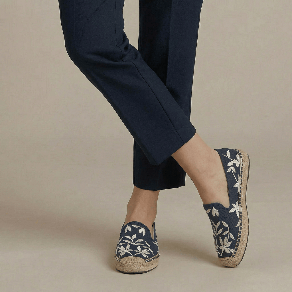 Espadrille Broderie Été