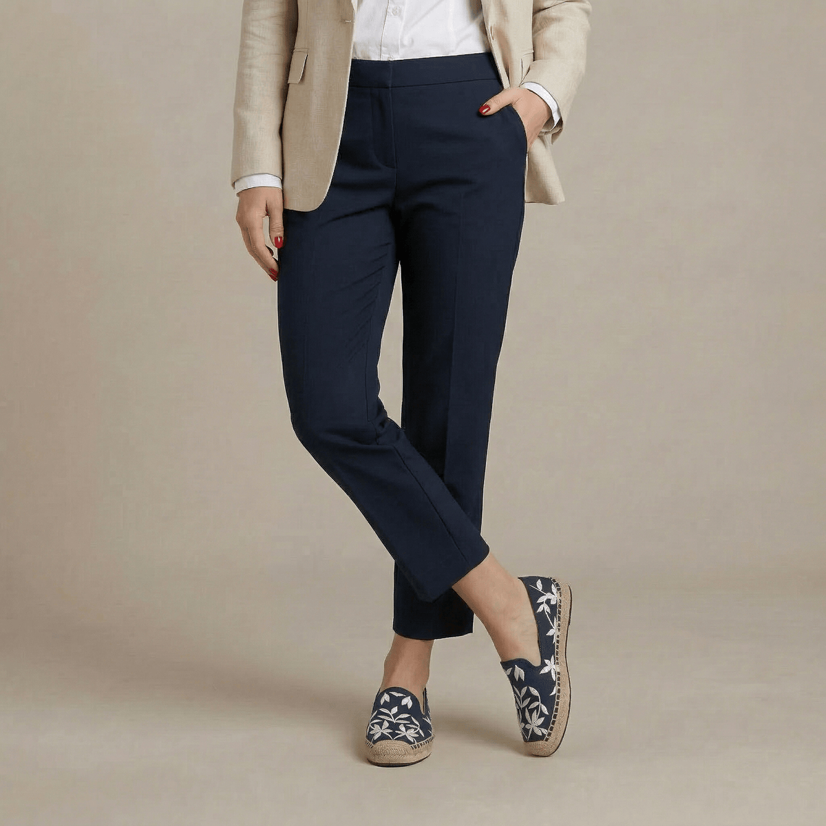 Espadrille Broderie Été