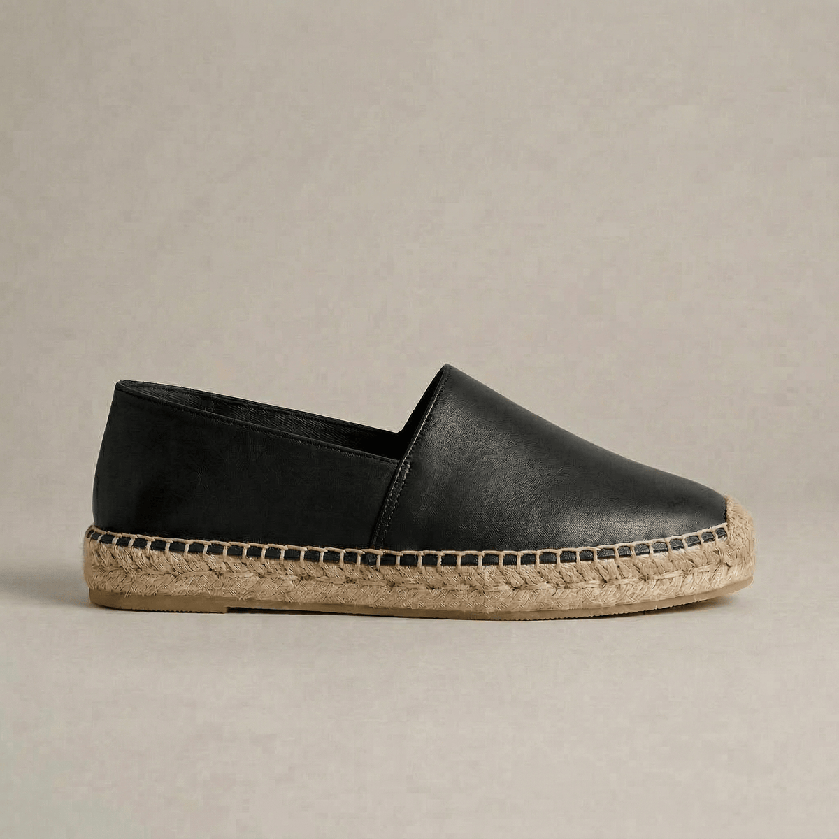 Espadrille Cuir Femme