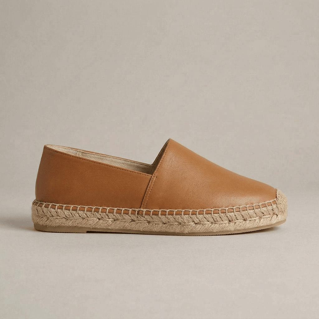 Espadrille Cuir Femme