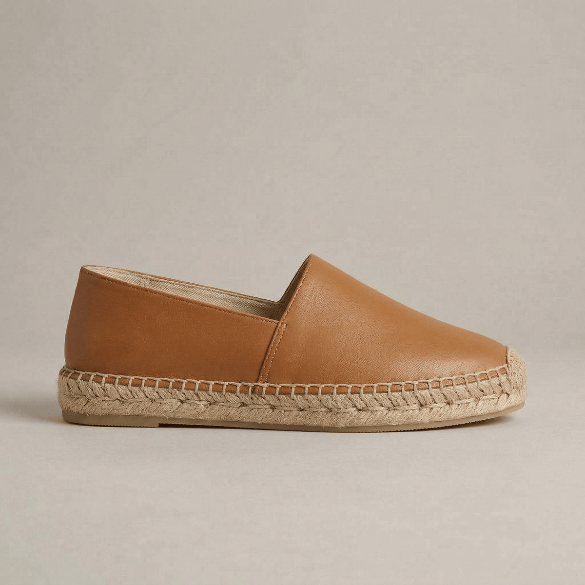 Espadrille Cuir Femme