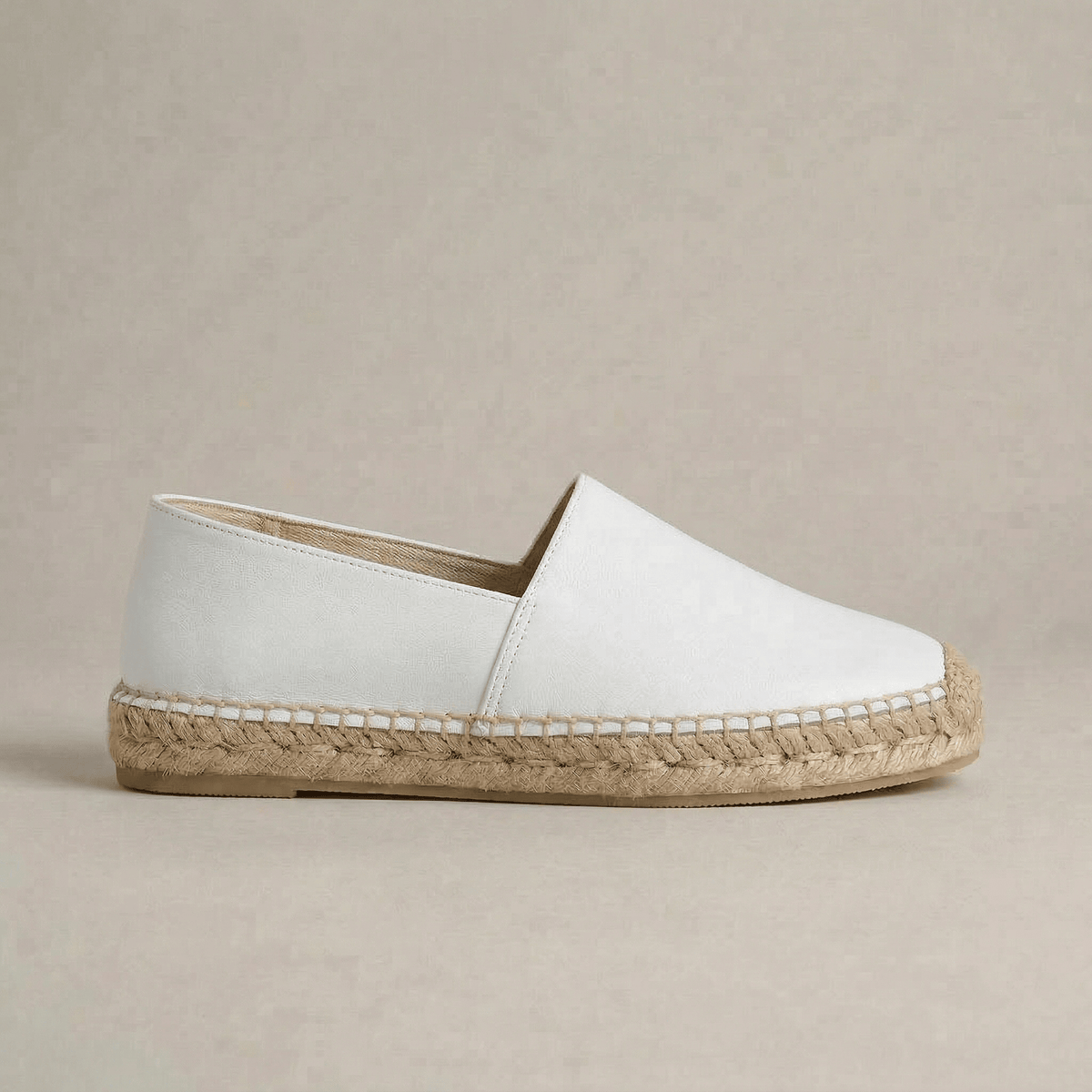 Espadrille Cuir Femme