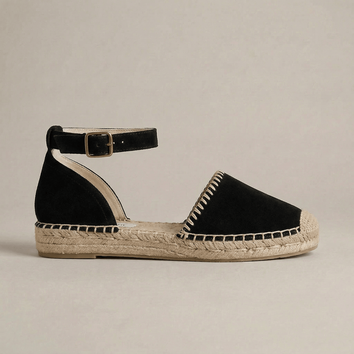 Espadrille Daim Bride Cheville