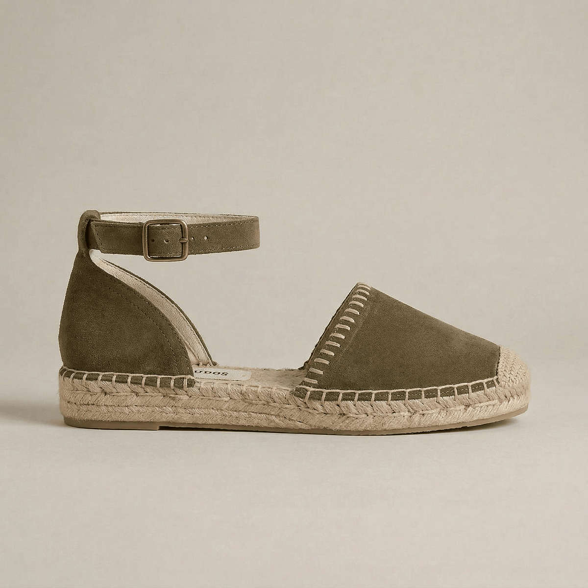 Espadrille Daim Bride Cheville