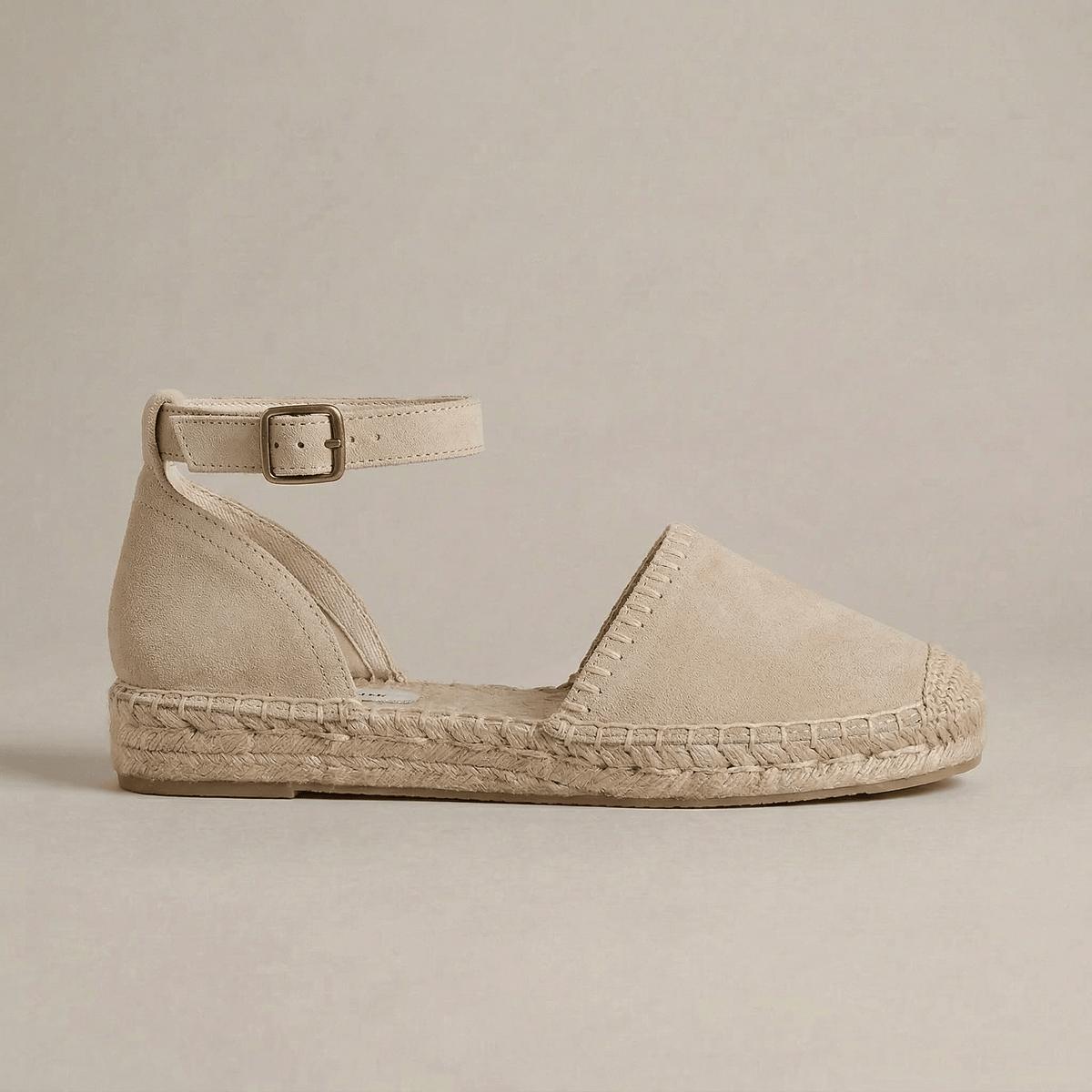 Espadrille Daim Bride Cheville