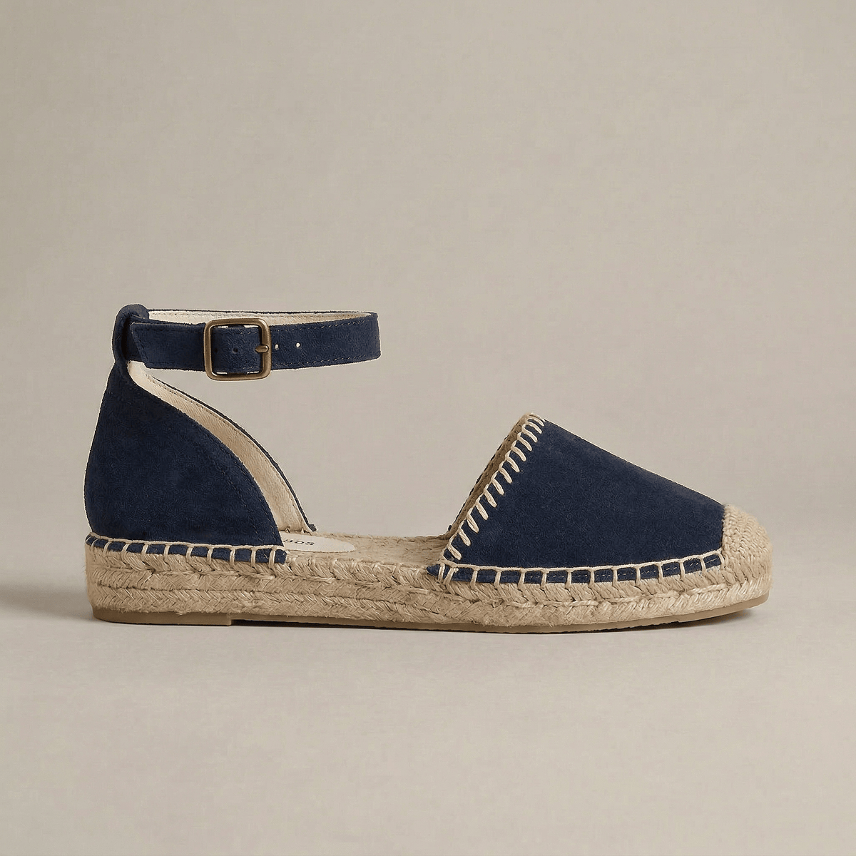 Espadrille Daim Bride Cheville