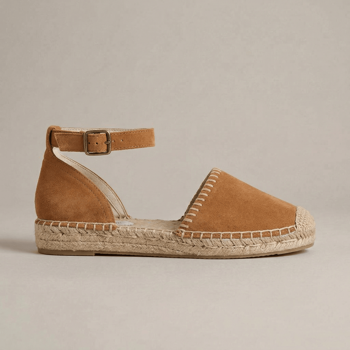 Espadrille Daim Bride Cheville