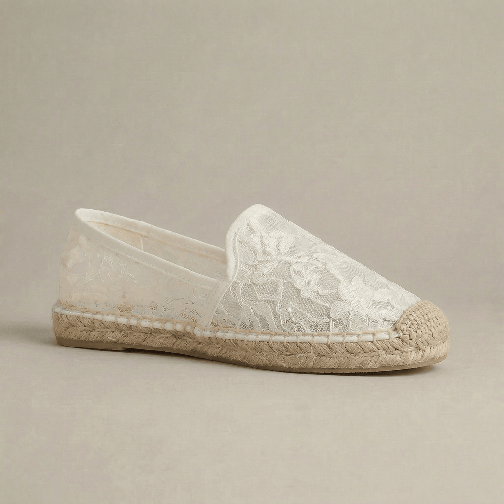 Espadrille Dentelle Femme