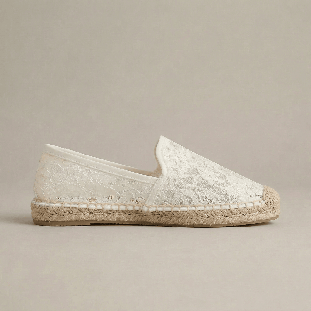 Espadrille Dentelle Femme