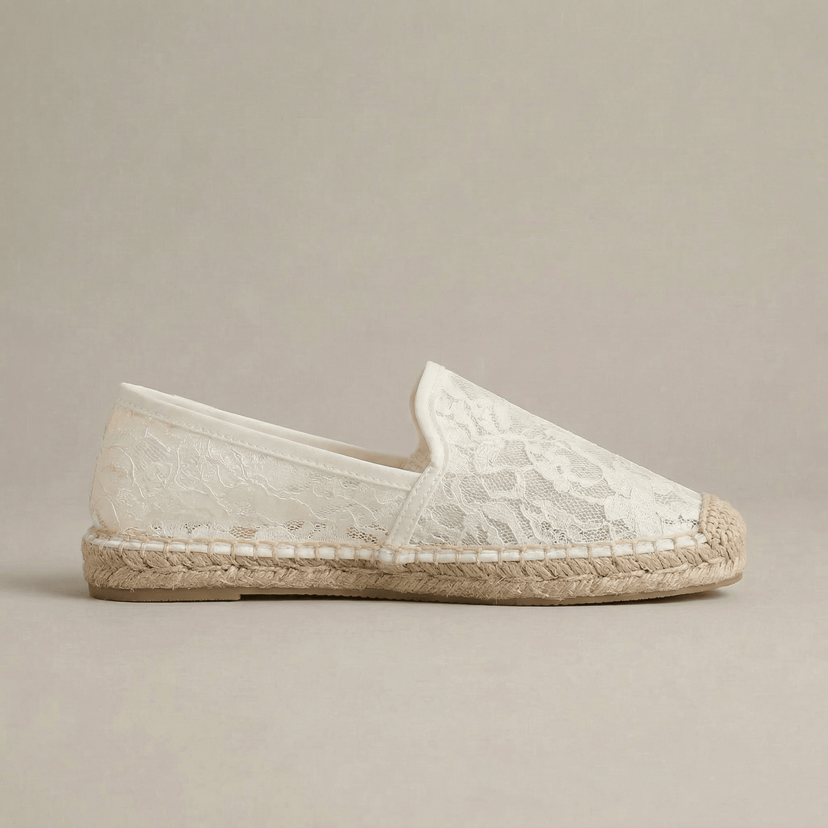 Espadrille Dentelle Femme
