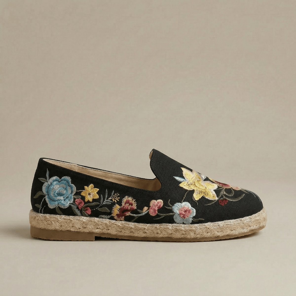 Espadrille Femme Broderie Florale