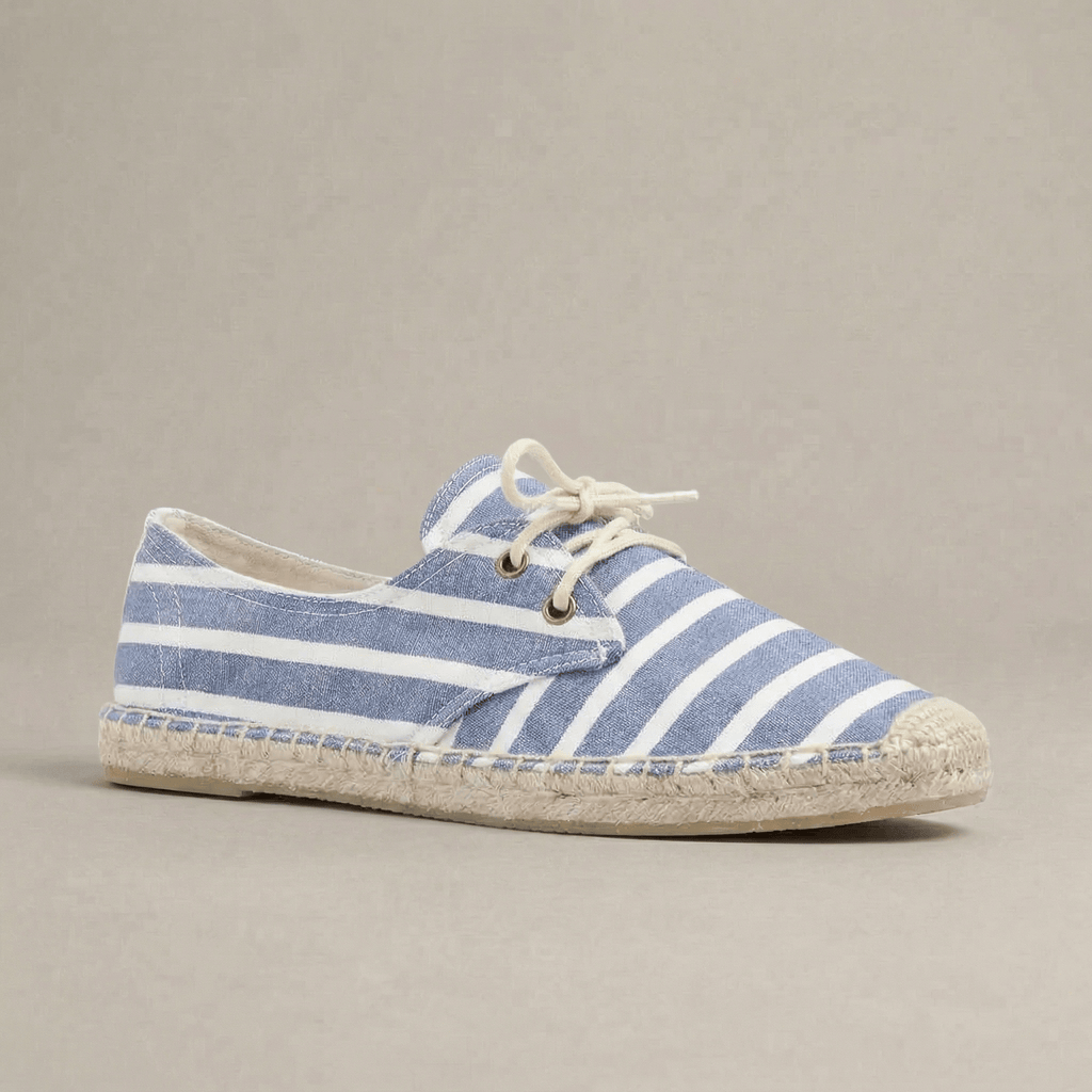 Espadrille Femme Coton Bleu