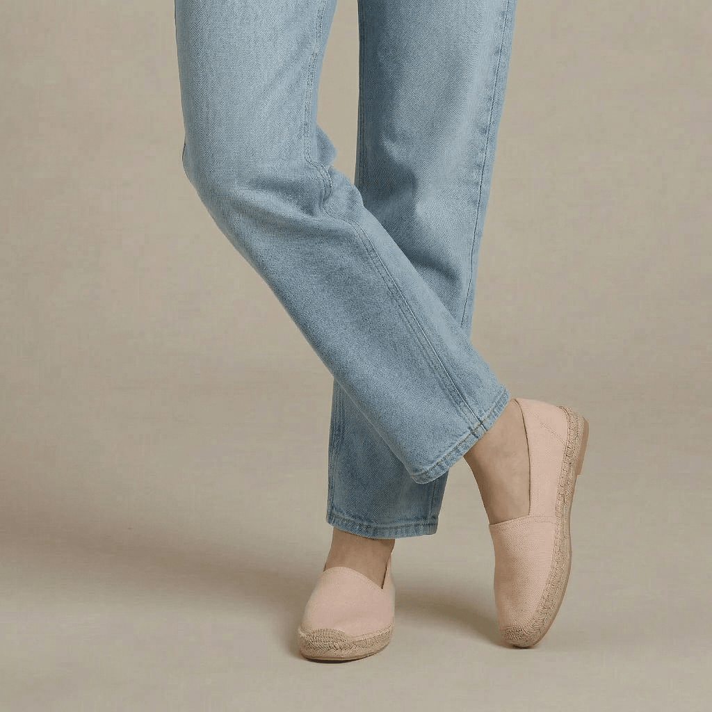 Espadrille Plate en Toile