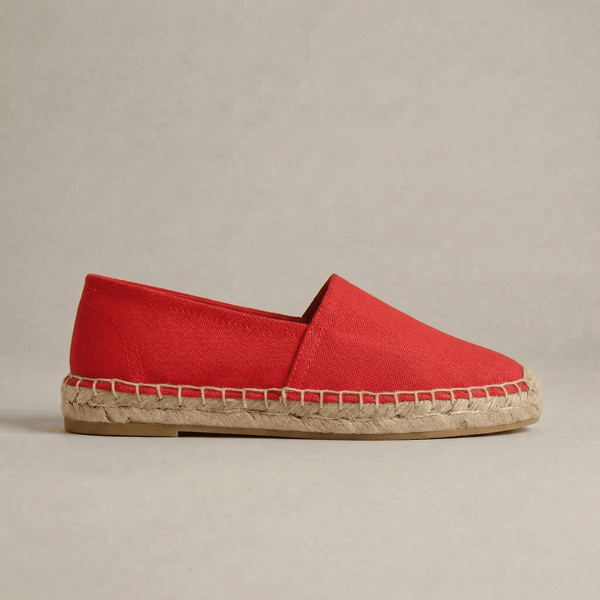 Espadrille Plate en Toile