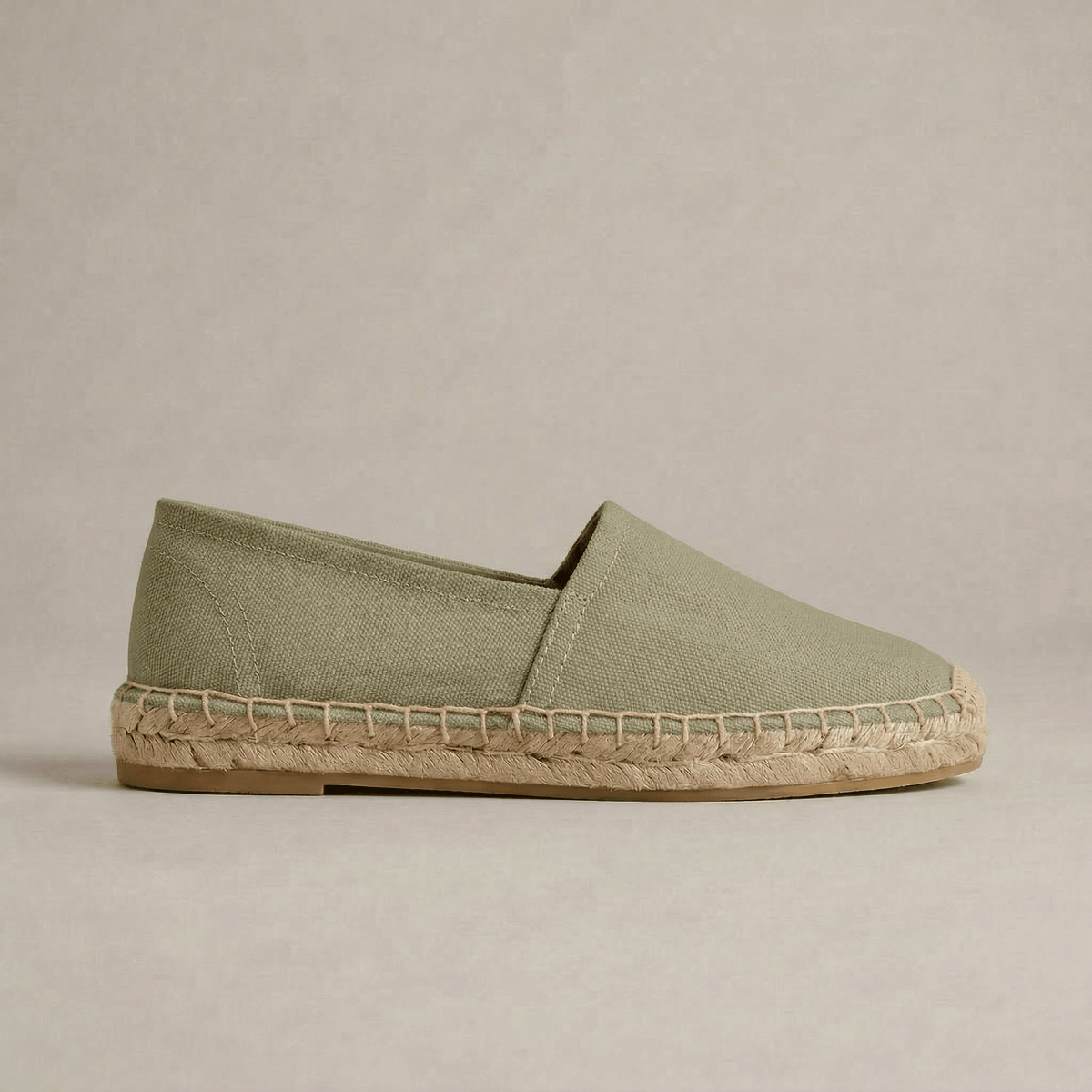 Espadrille Plate en Toile