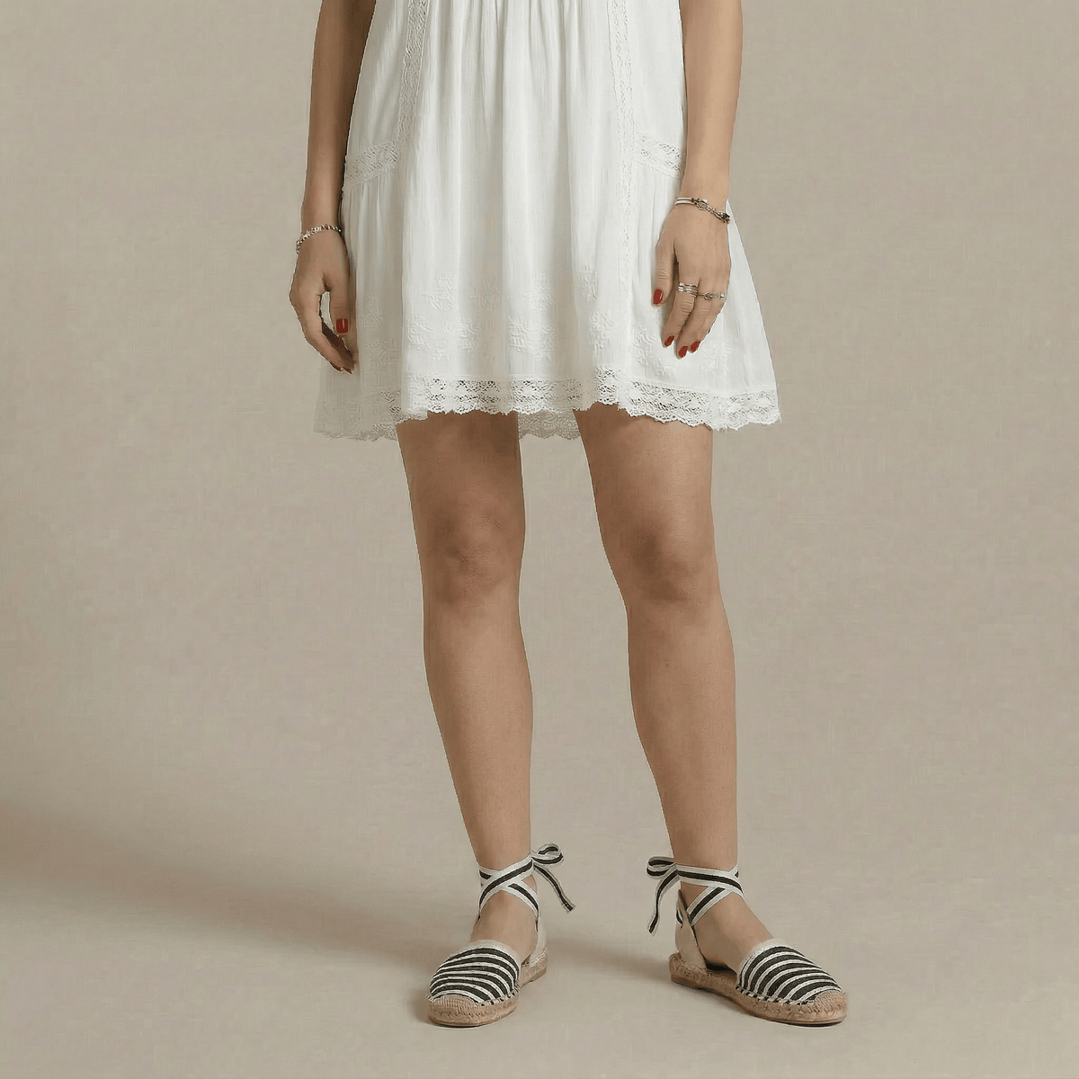 Espadrille Rubans Noués