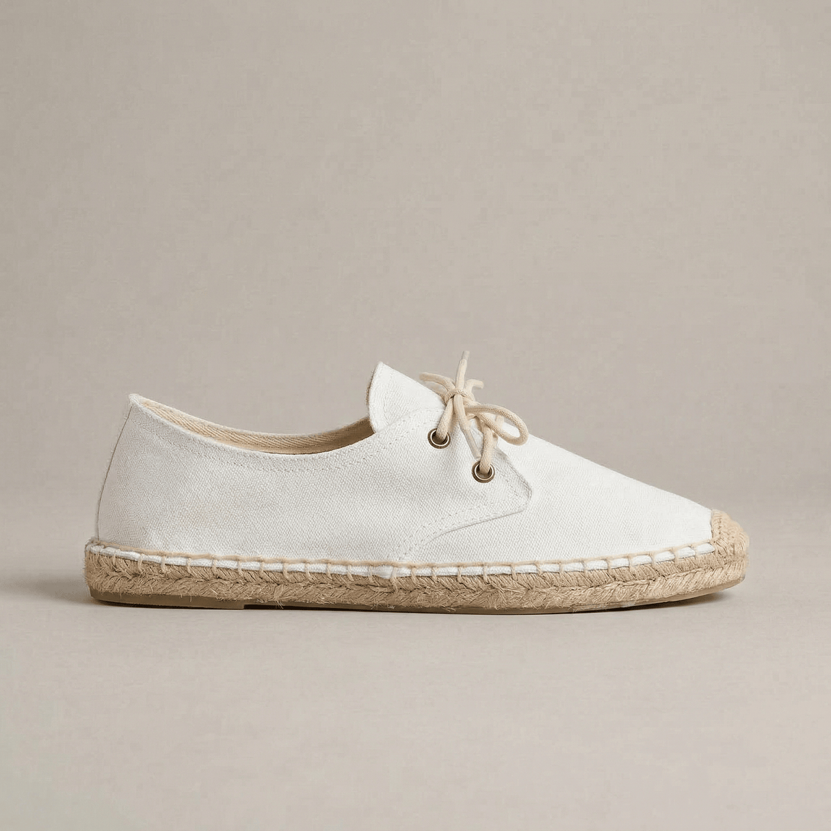 Espadrille Toile à Lacets