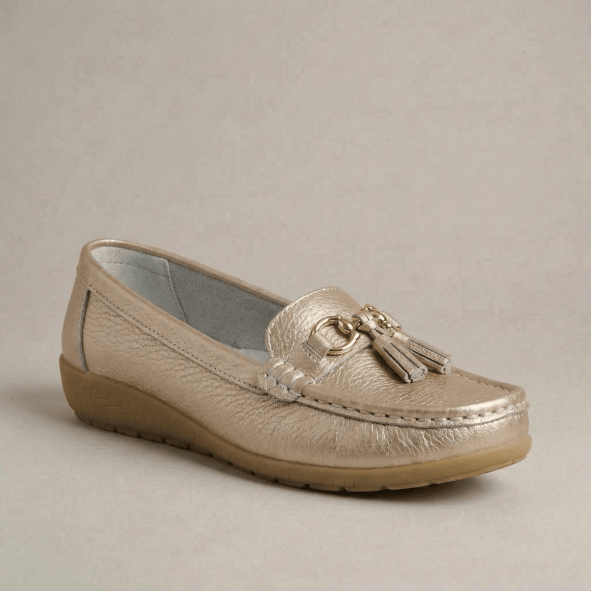 Mocassin à Gland Femme