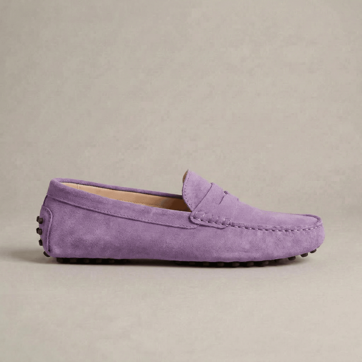 Mocassin Bateau Daim Femme