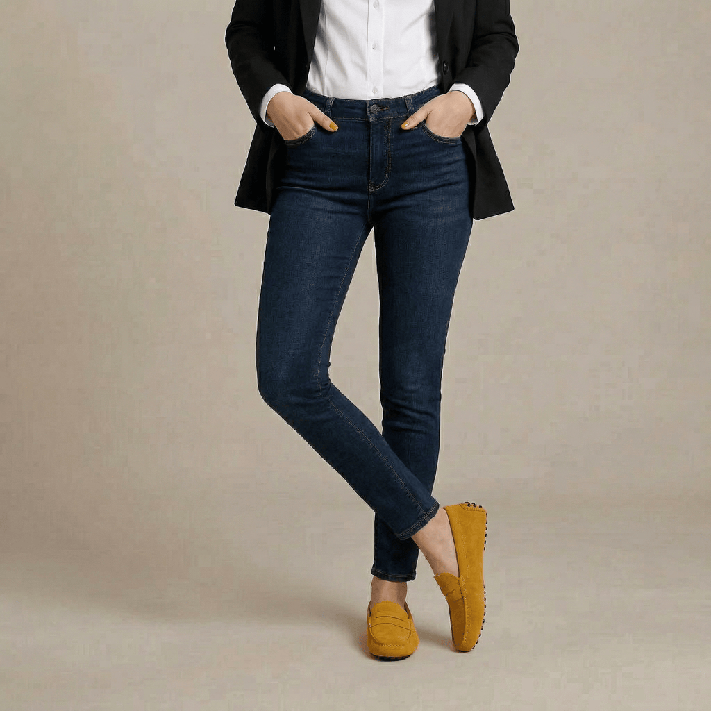 Mocassin Bateau Daim Femme