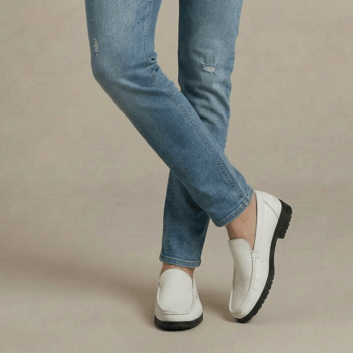 Mocassin Cuir Classique Homme
