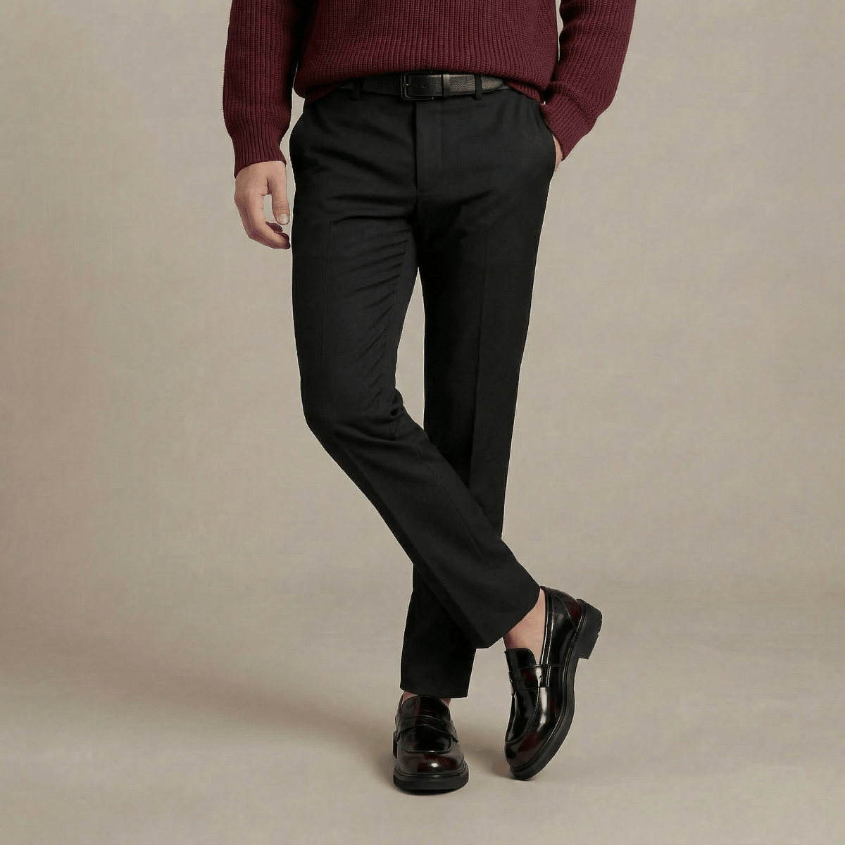 Mocassin Cuir Homme Confort