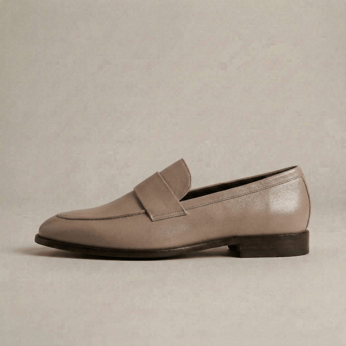 Mocassin Cuir Vintage Femme