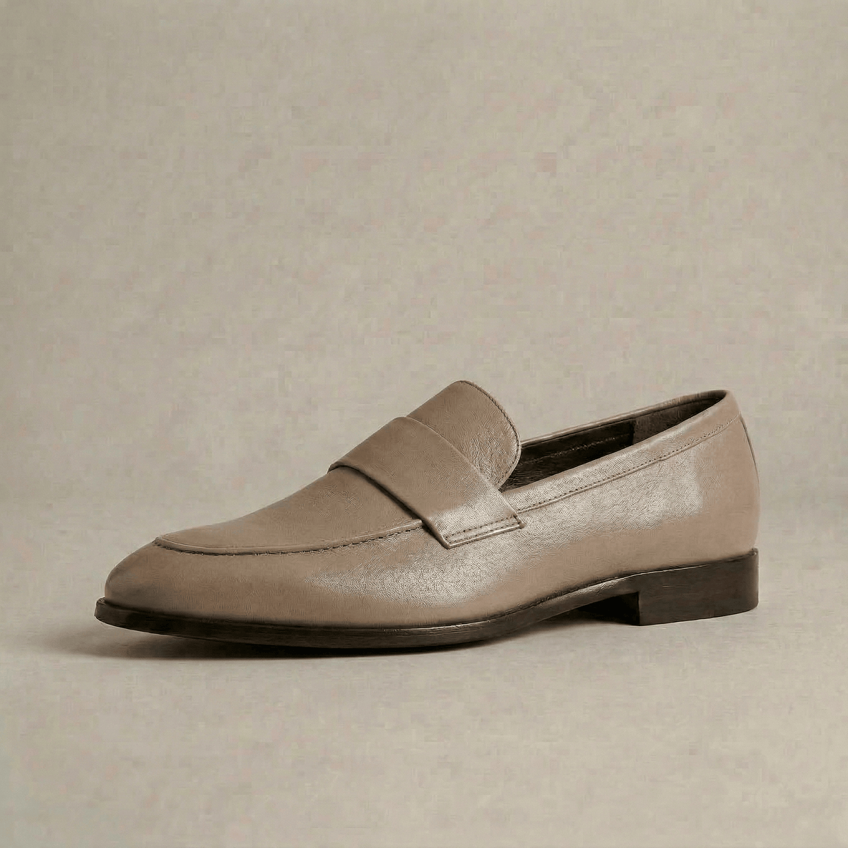 Mocassin Cuir Vintage Femme