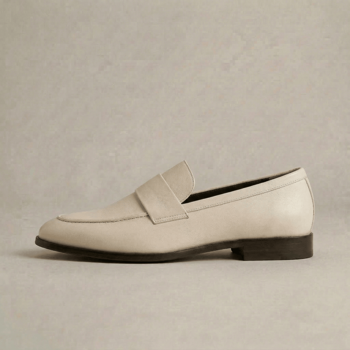 Mocassin Cuir Vintage Femme