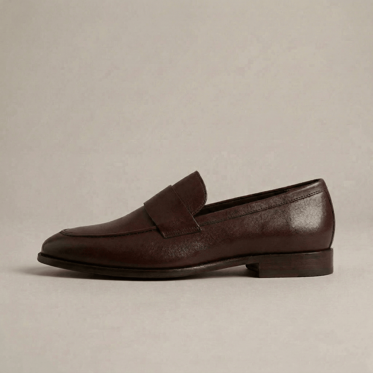 Mocassin Cuir Vintage Femme