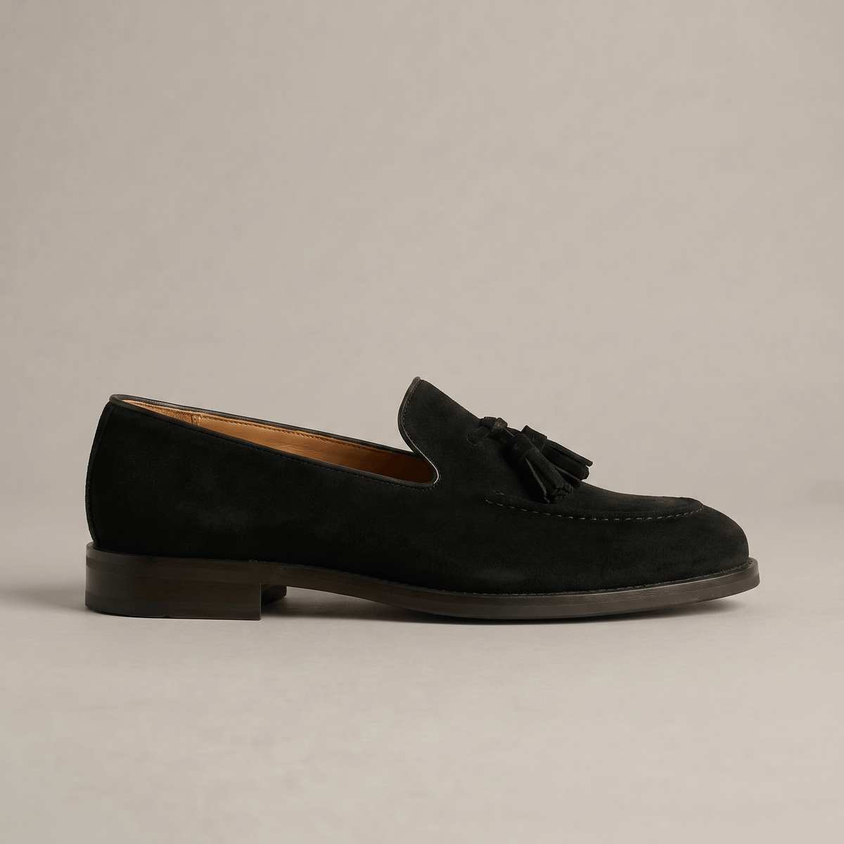 Mocassin Daim Frange Femme