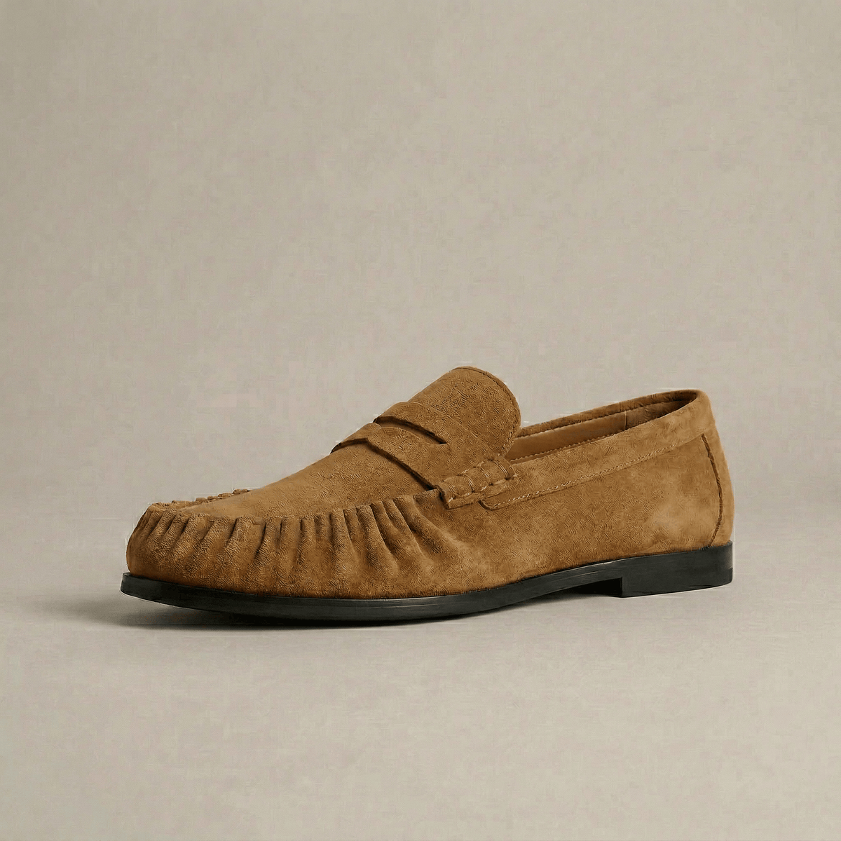 Mocassin Daim Marron Femme