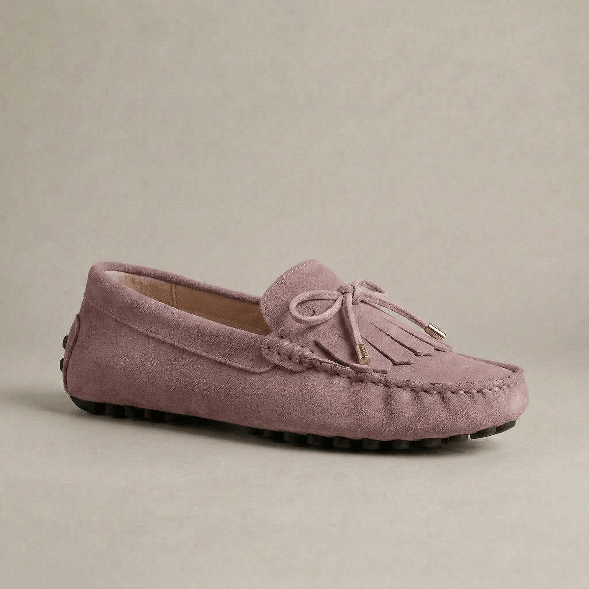 Mocassin Daim Souple Femme