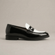 Mocassin Noir et Blanc Homme