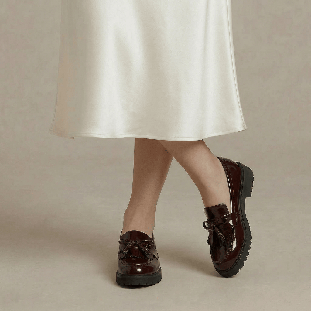 Mocassin Vernis Femme