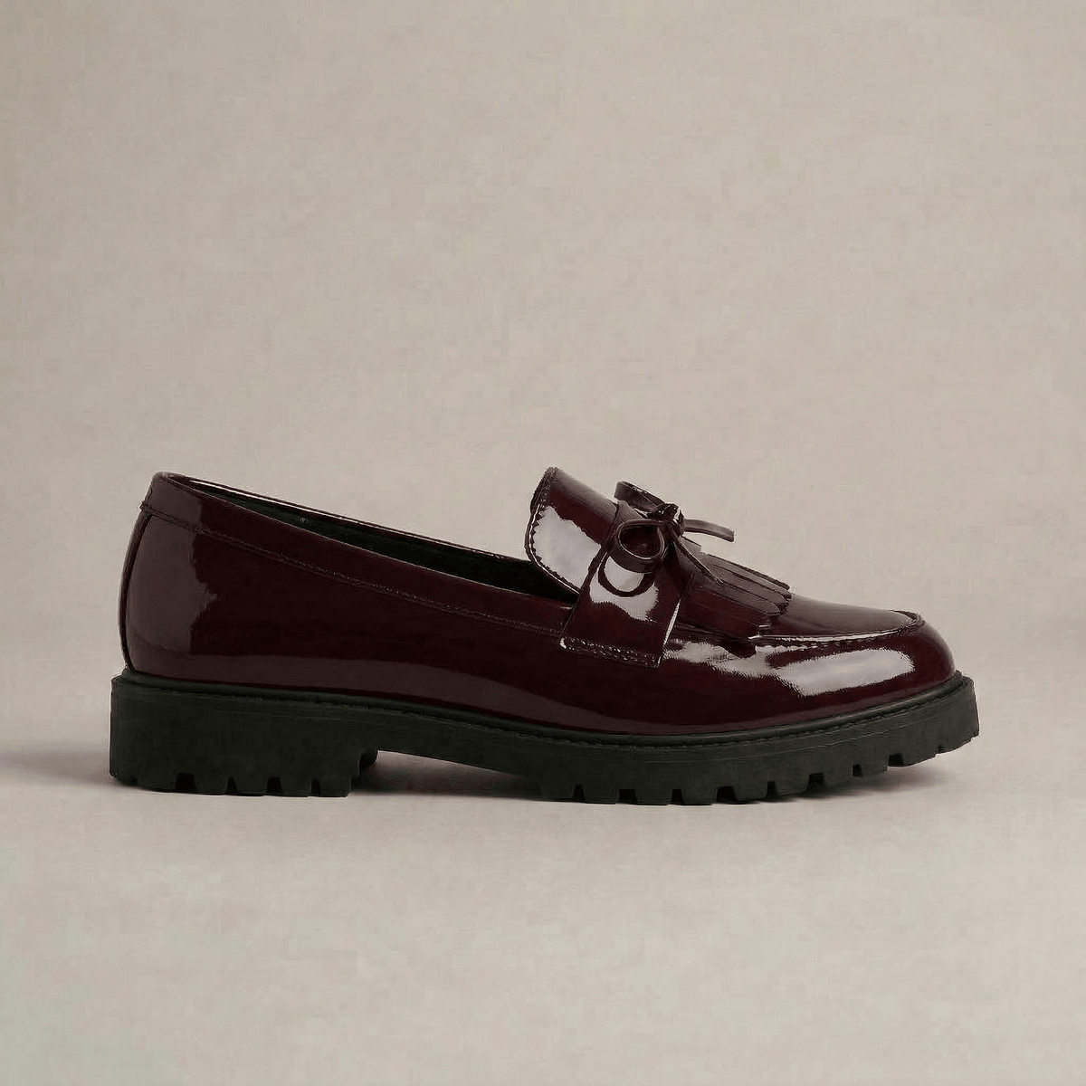 Mocassin Vernis Femme