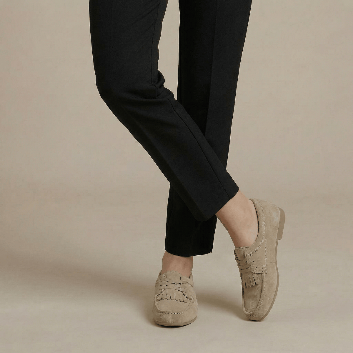 Mocassins Daim avec Lacets