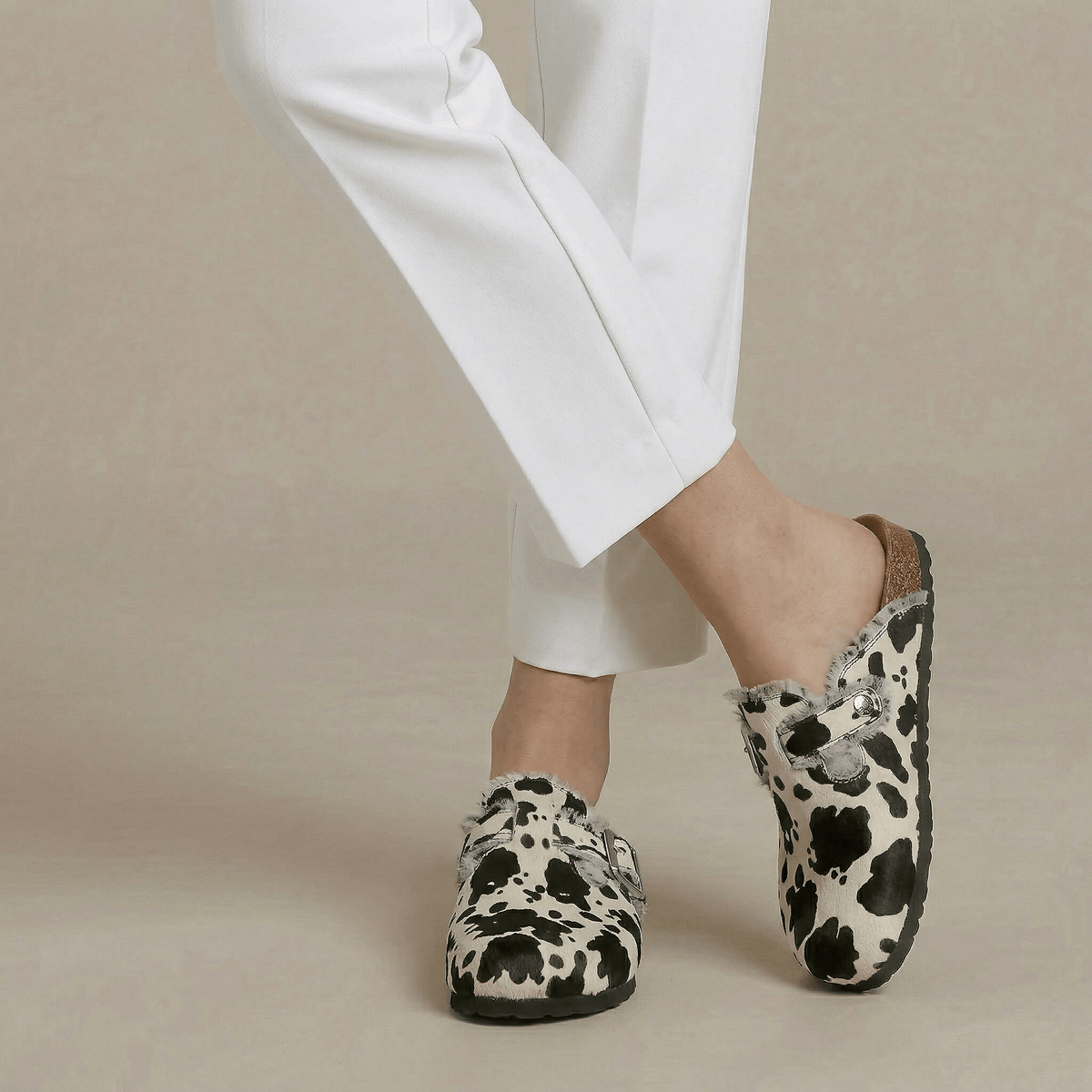 Mule Chaude Femme