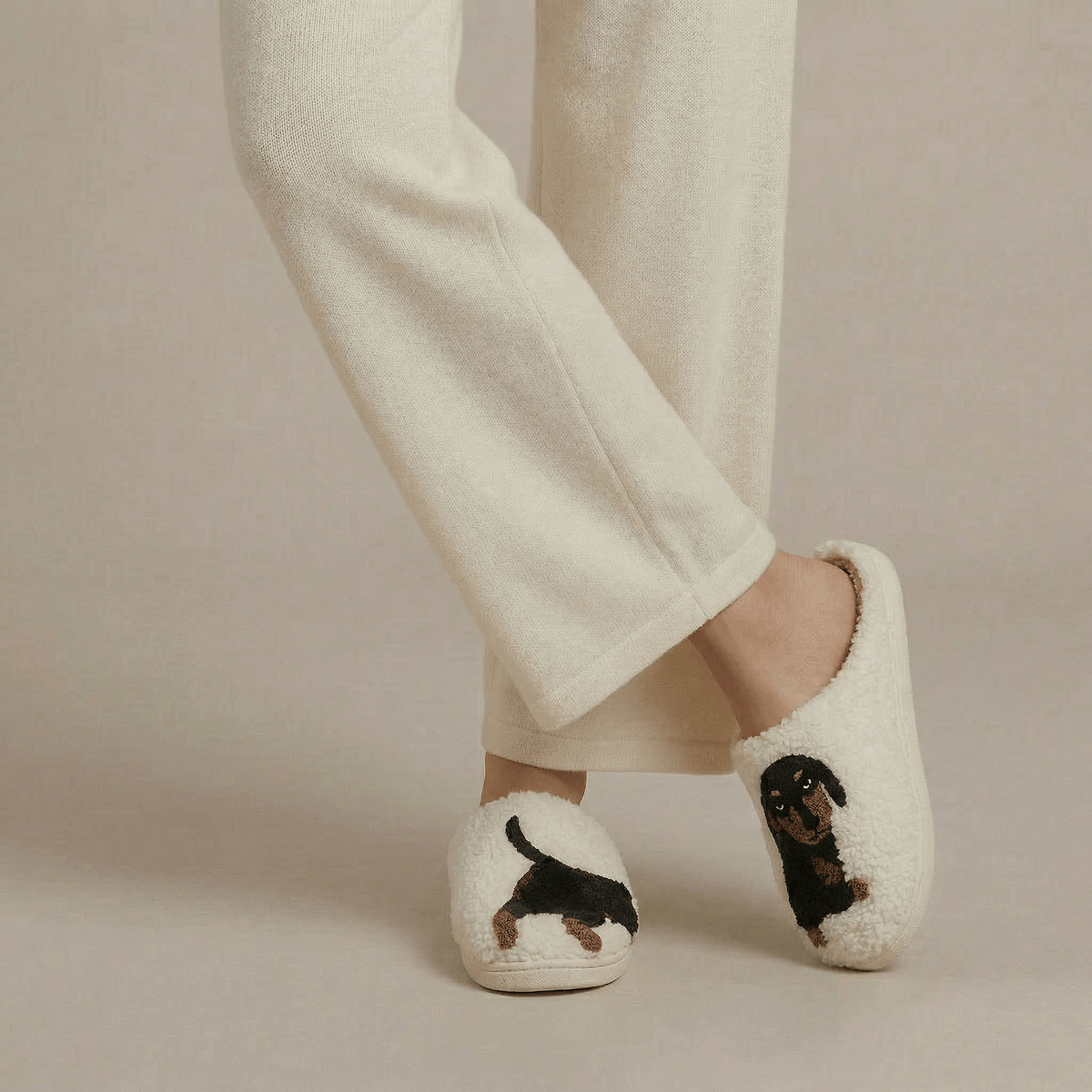 Mule Chausson Femme Coton
