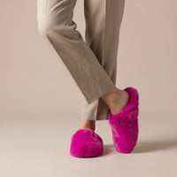 Mule Chausson Fourrure Femme