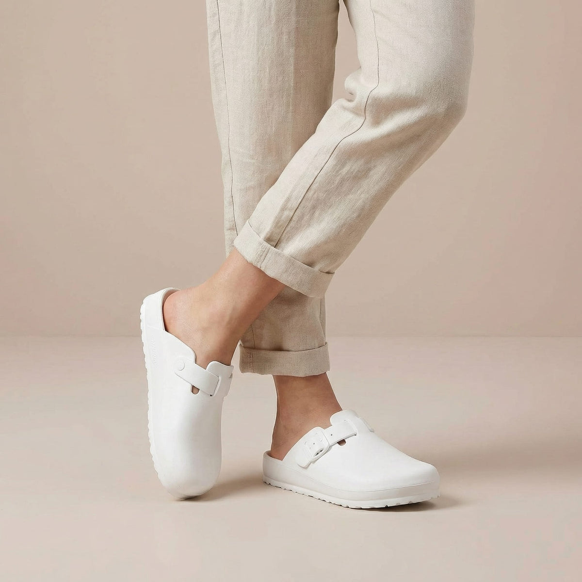 Mule Femme Plastique Boucle