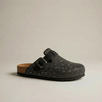Mule Fermée avec Strass