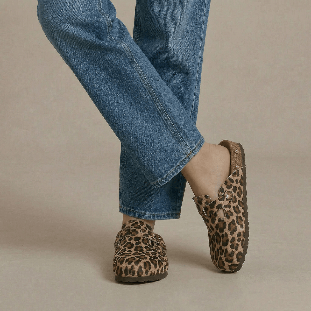 Mule Léopard avec Boucle