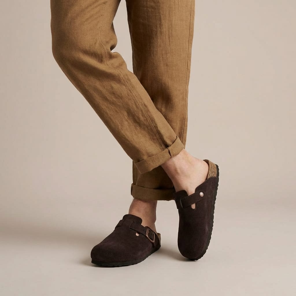 Mules Suède Femme