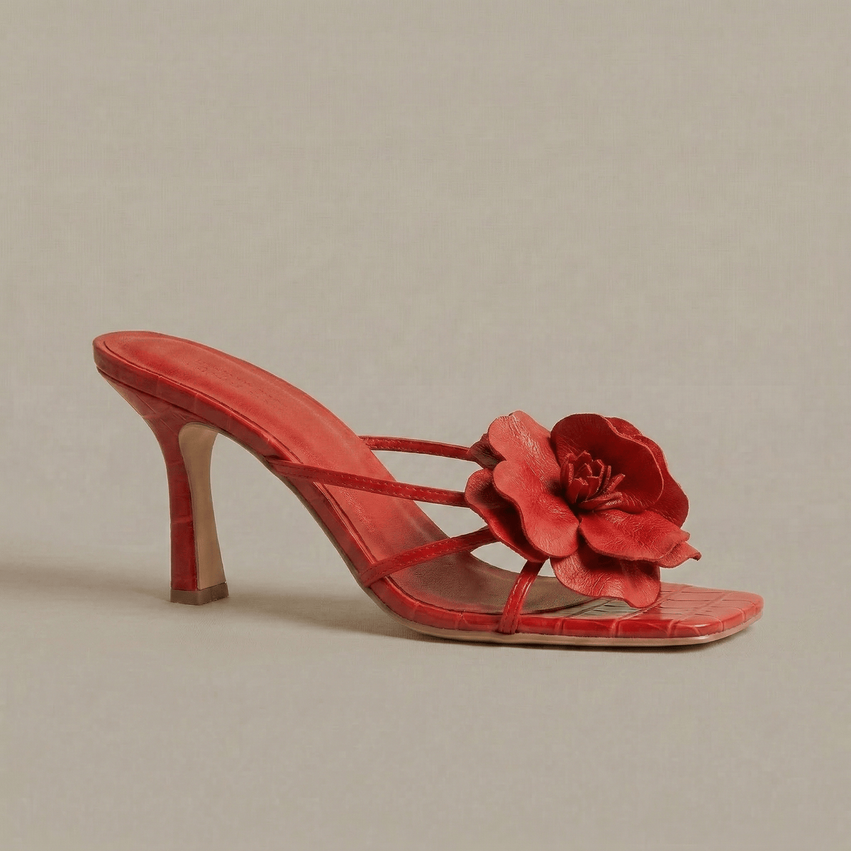 Sandale à Talon Fleur