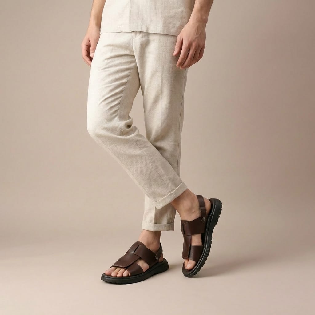 Sandale Homme Cuir Randonnée